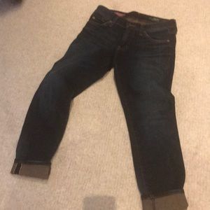 Red engine red hot jeans capris